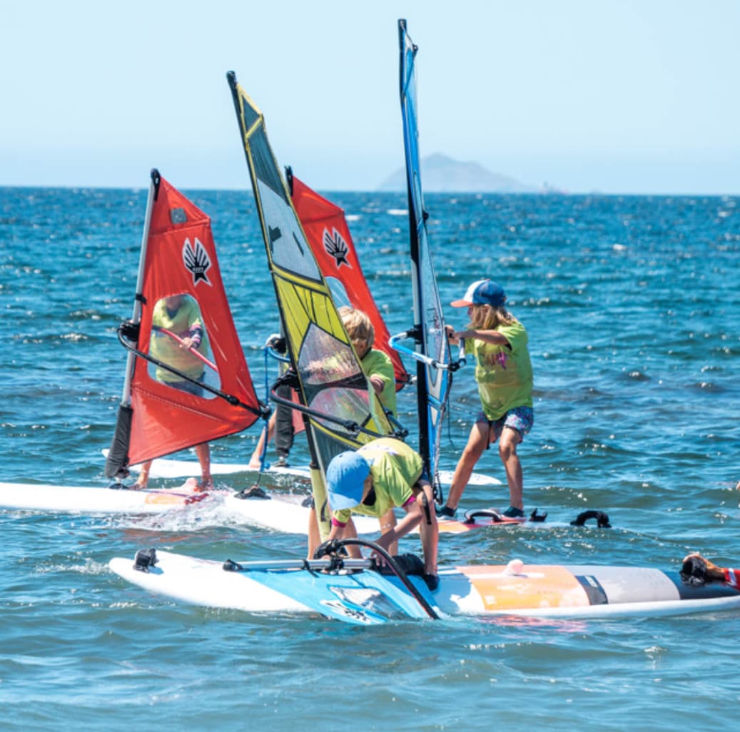 Windsurfing lesson